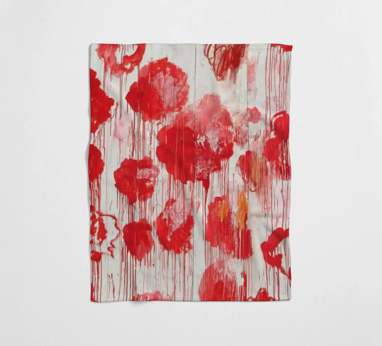 Poster di Cy Twombly in fiore coperta in pile da Albertopant