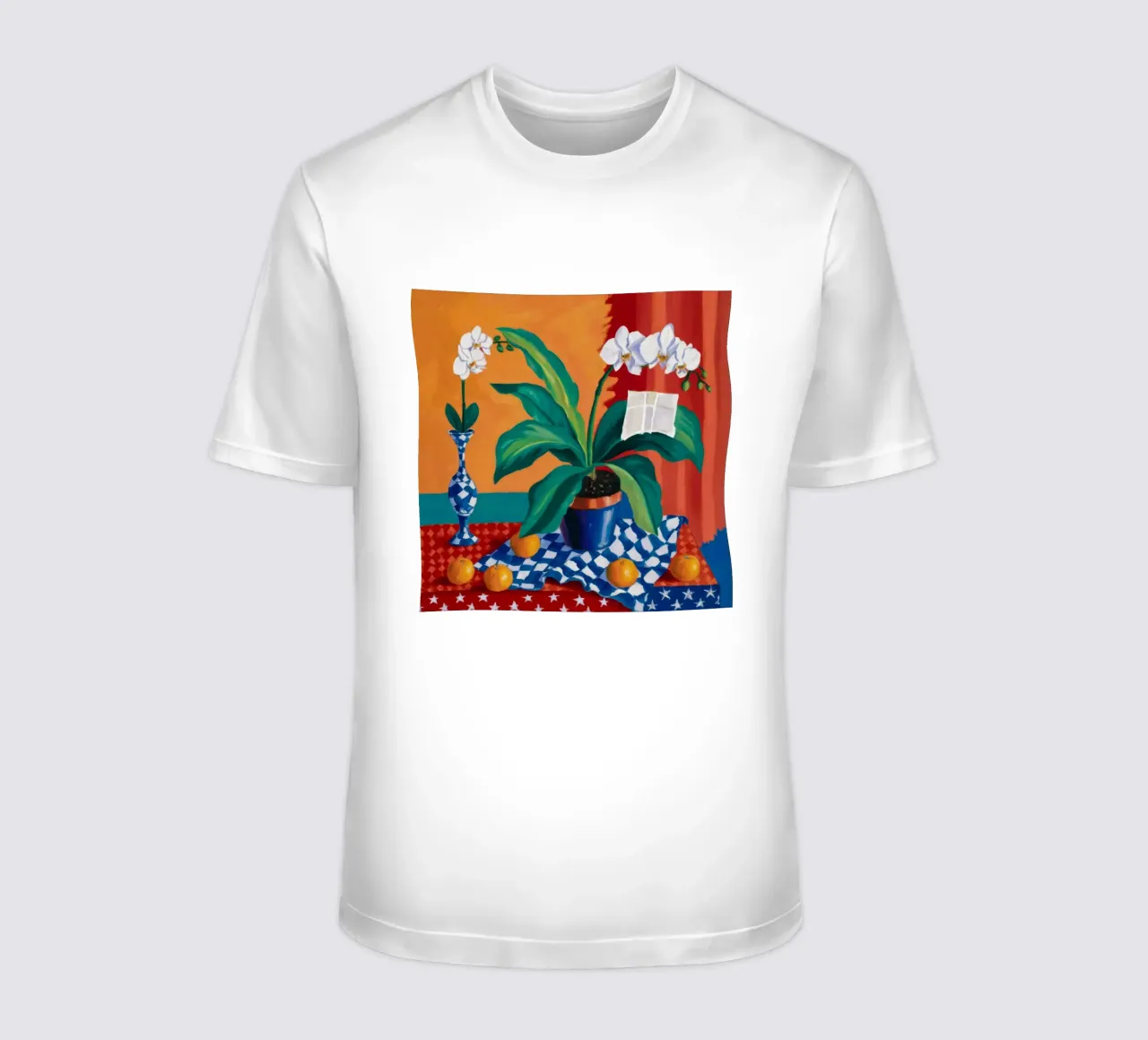 Orquídea y guinga camiseta de Fable Tempa