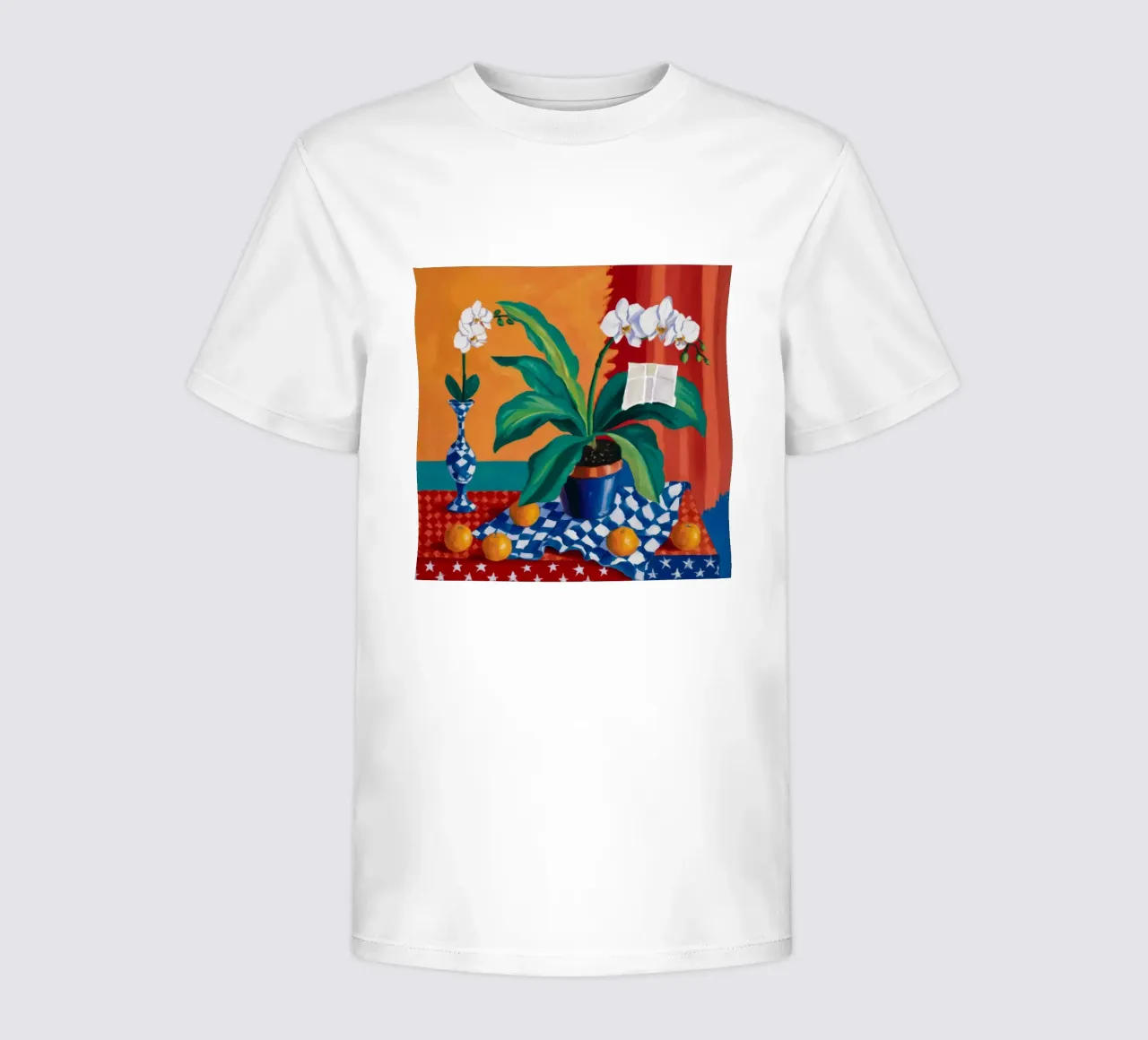 Orchidea e percalle t-shirt bambini da Fable Tempa