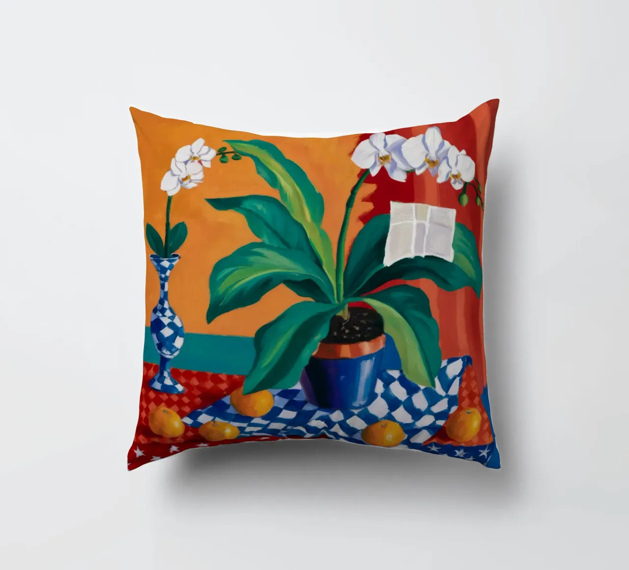 Orchidea e percalle cuscino da Fable Tempa