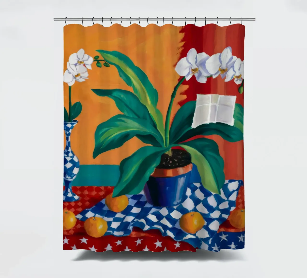 Orchidea e percalle tenda da doccia da Fable Tempa