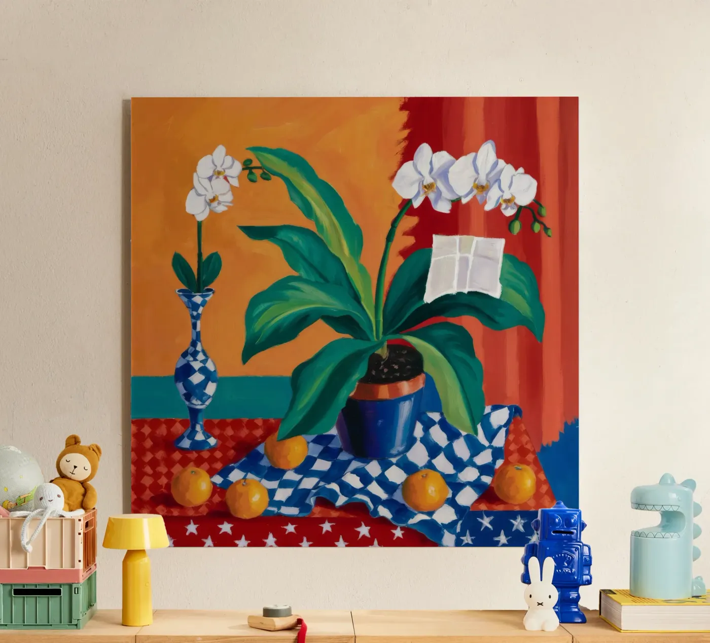Orchidea e percalle plexiglass da Fable Tempa