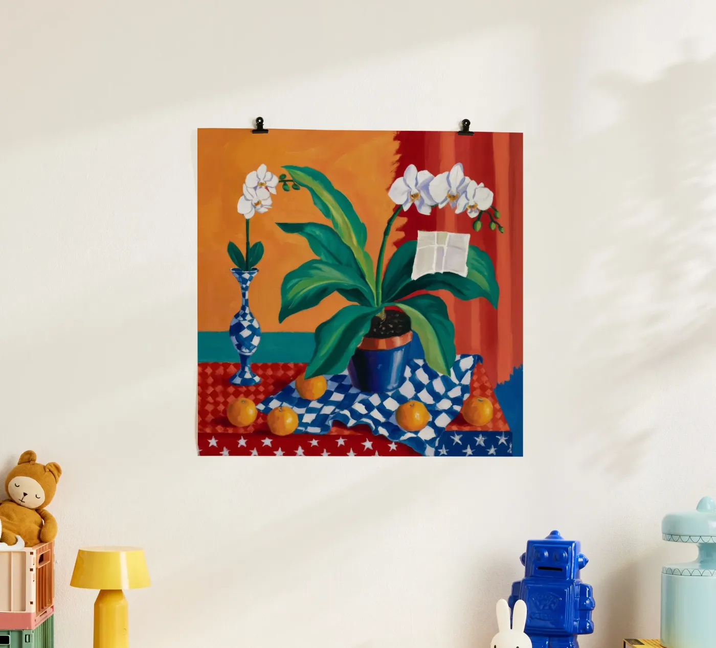 Orchidea e percalle poster da Fable Tempa