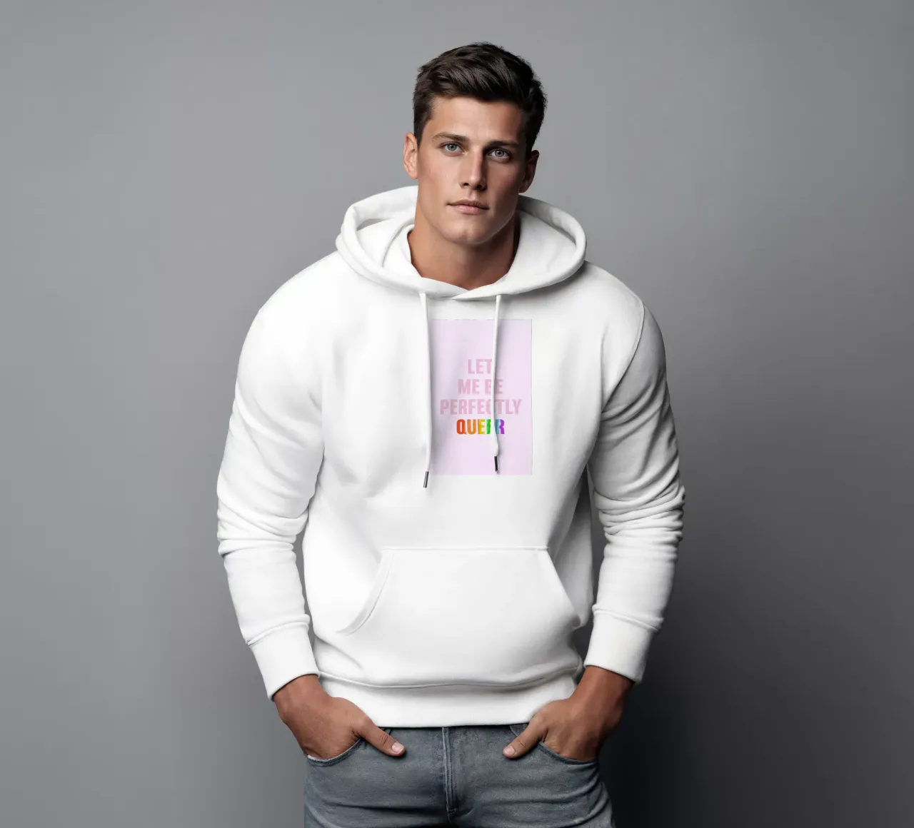 Let Me Be Queer felpa con cappuccio da Studio One