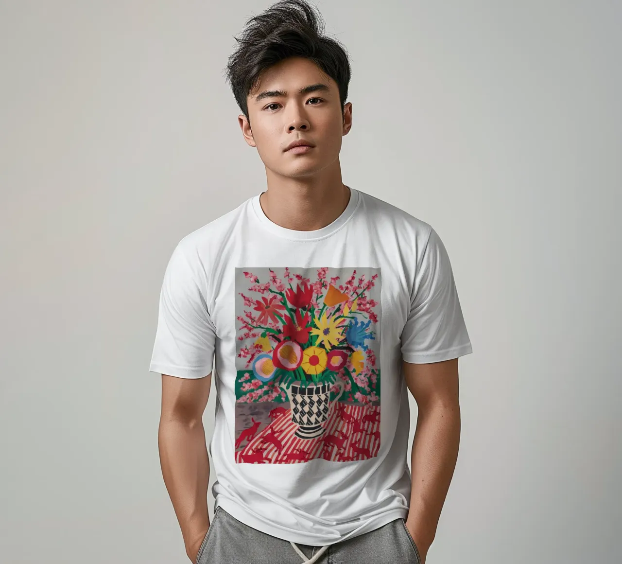 Caos a scacchi cremisi t-shirt da Fable Tempa