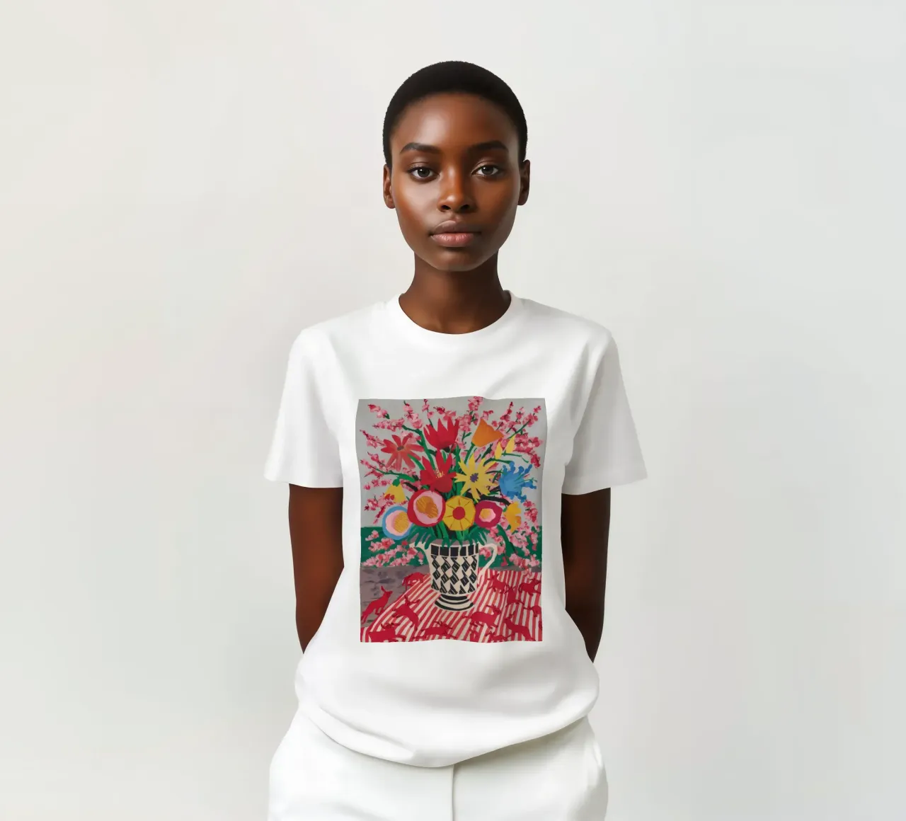 Caos a scacchi cremisi t-shirt da Fable Tempa