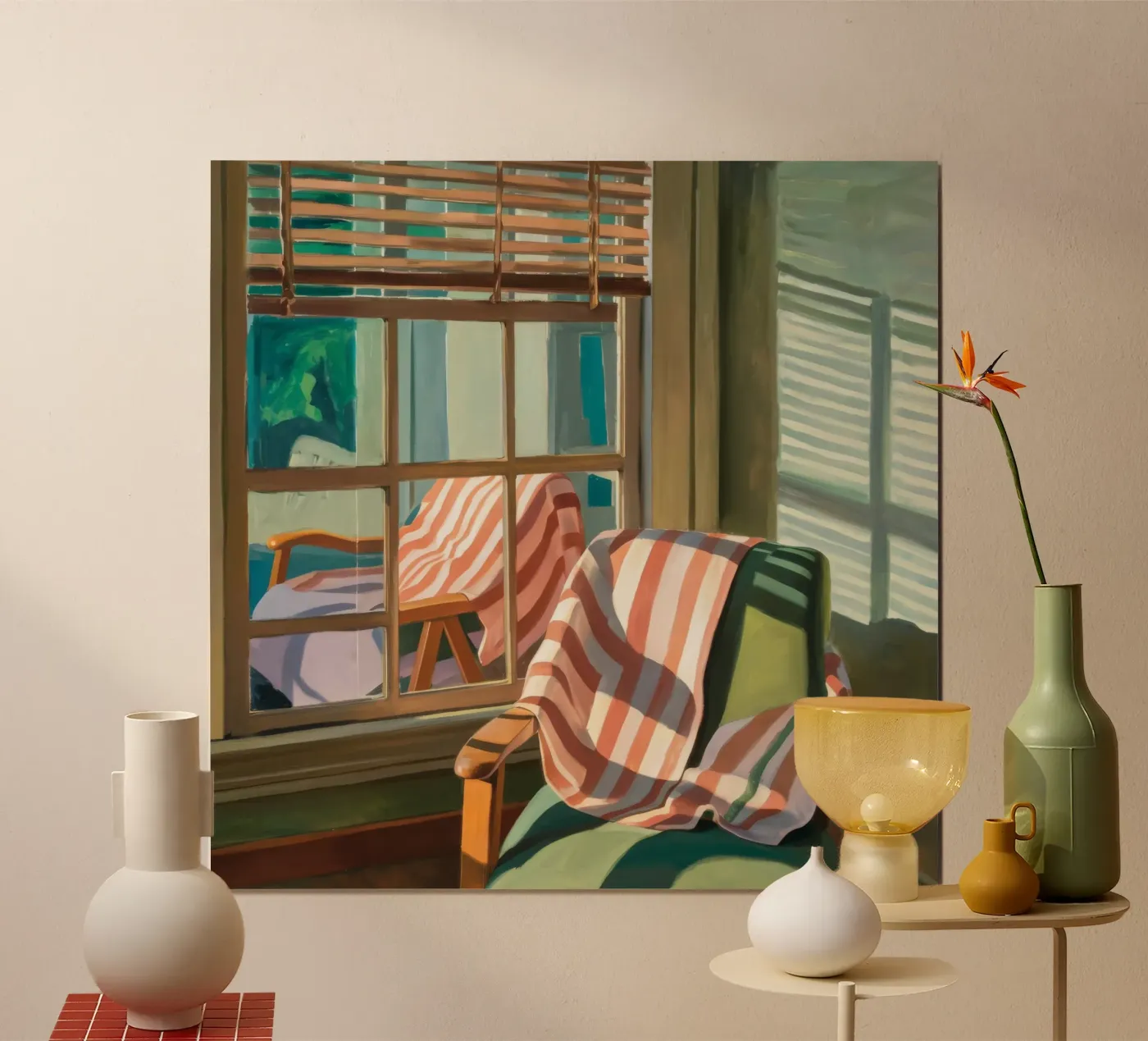 Sedia a righe Sunlight poster da Pan Denim