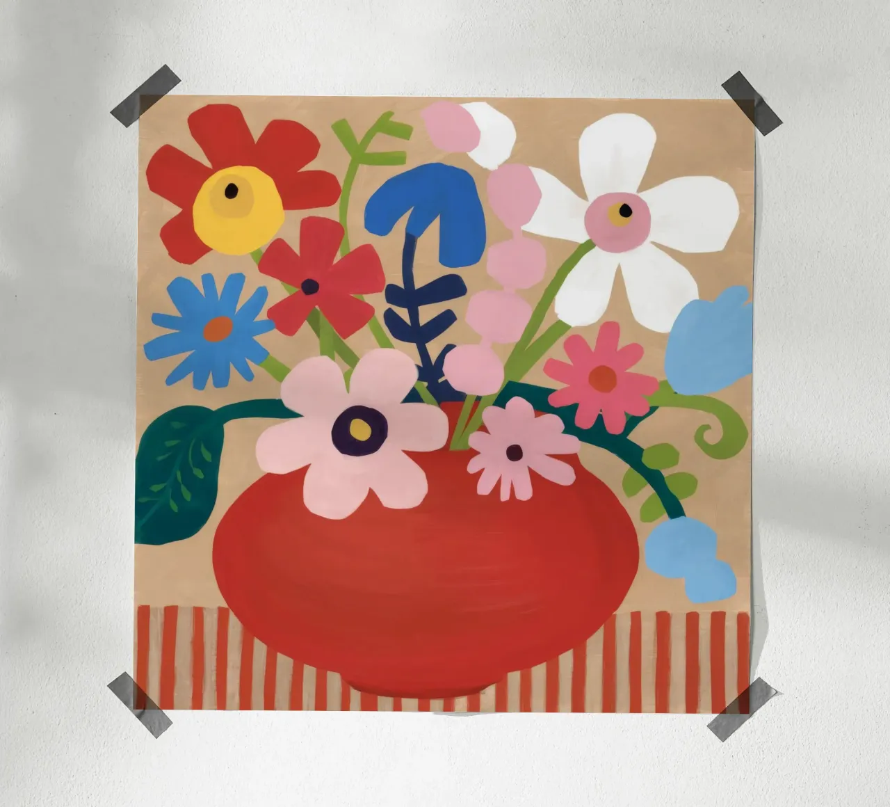 Terra Cotta Bloom carta hahnemühle da Fable Tempa