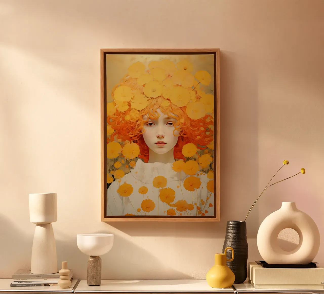 Wall-art by Imagine canvas with Floater frame by Imagine