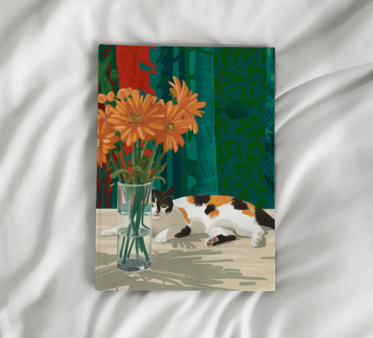 Calico Cat Sunbeam notebook by Haven Fantasy