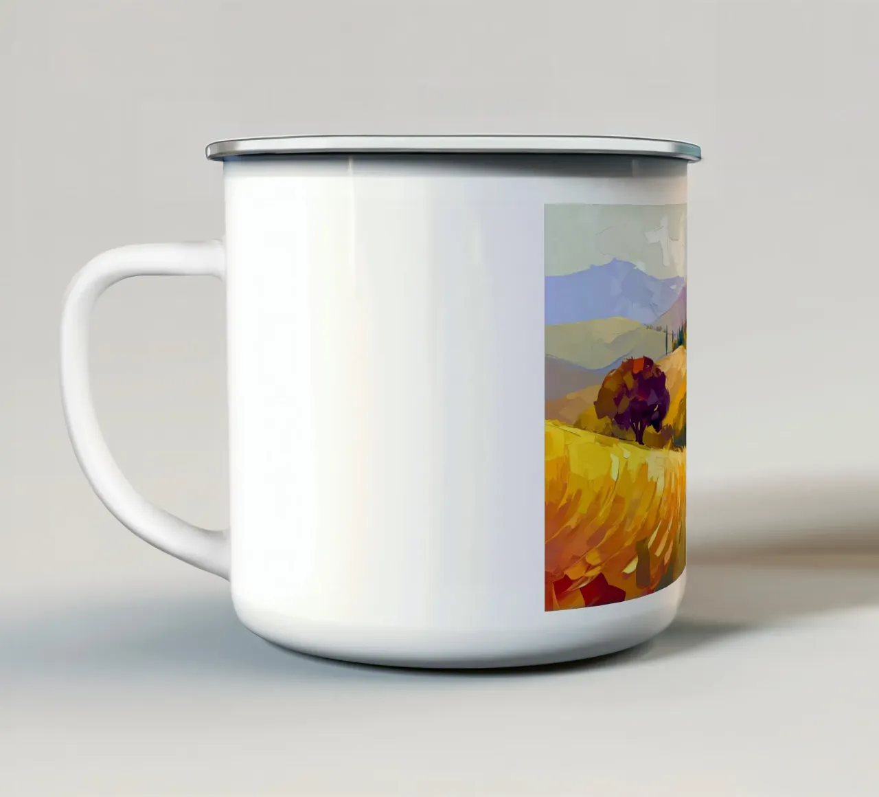 Arte da parete di Imagine tazza in smalto da Imagine