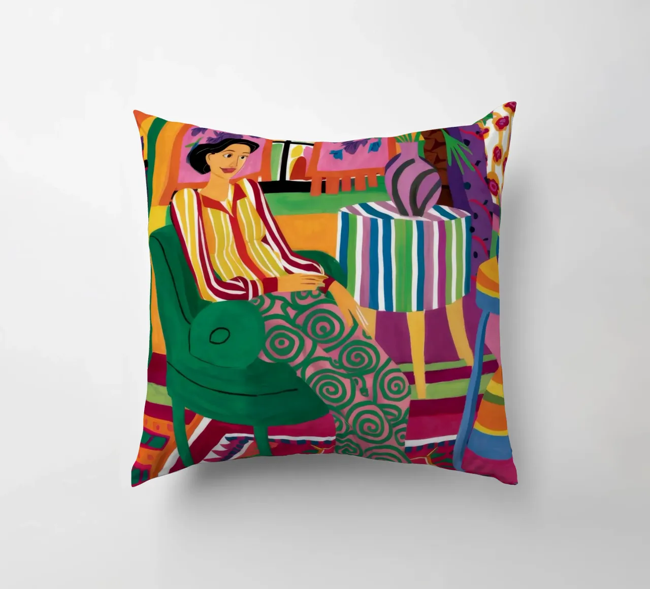 Patterned Tights Repose decorative cushion by Haven Fantasy