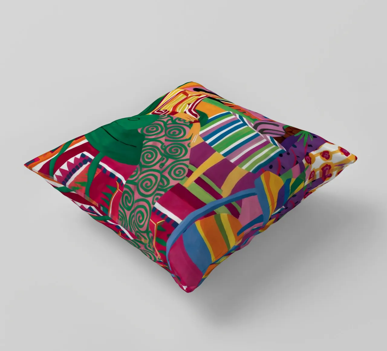 Patterned Tights Repose decorative cushion by Haven Fantasy