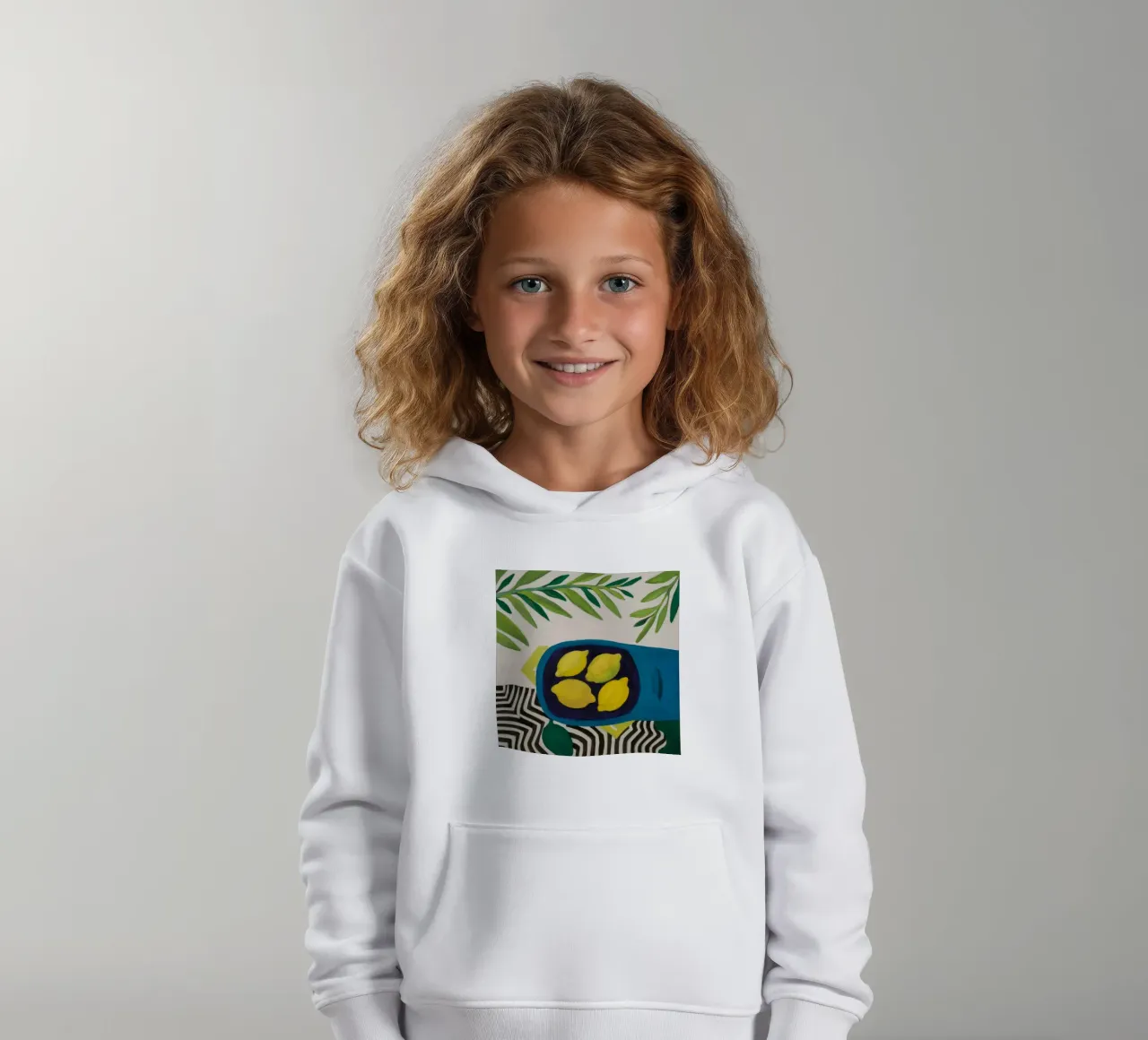 Lemon Box Reverie felpa bambino con cappuccio da Tiga Bersama