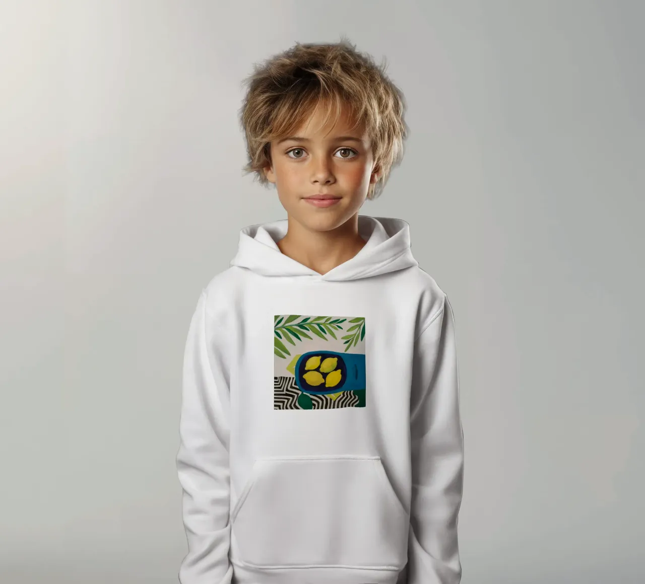 Lemon Box Reverie felpa bambino con cappuccio da Tiga Bersama