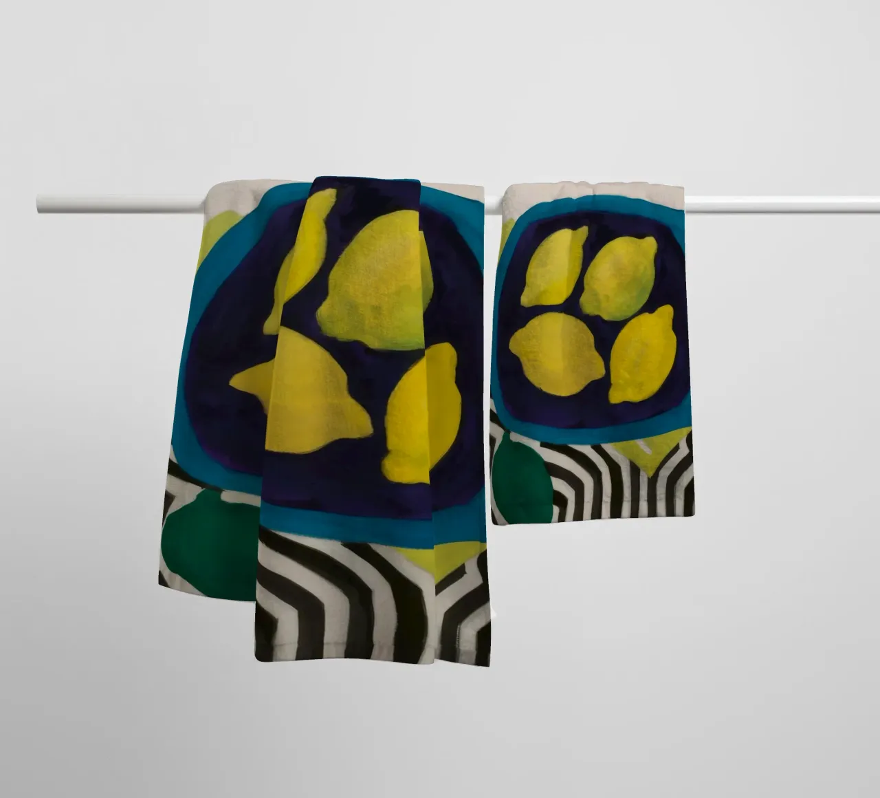Lemon Box Reverie asciugamano da bagno da Tiga Bersama