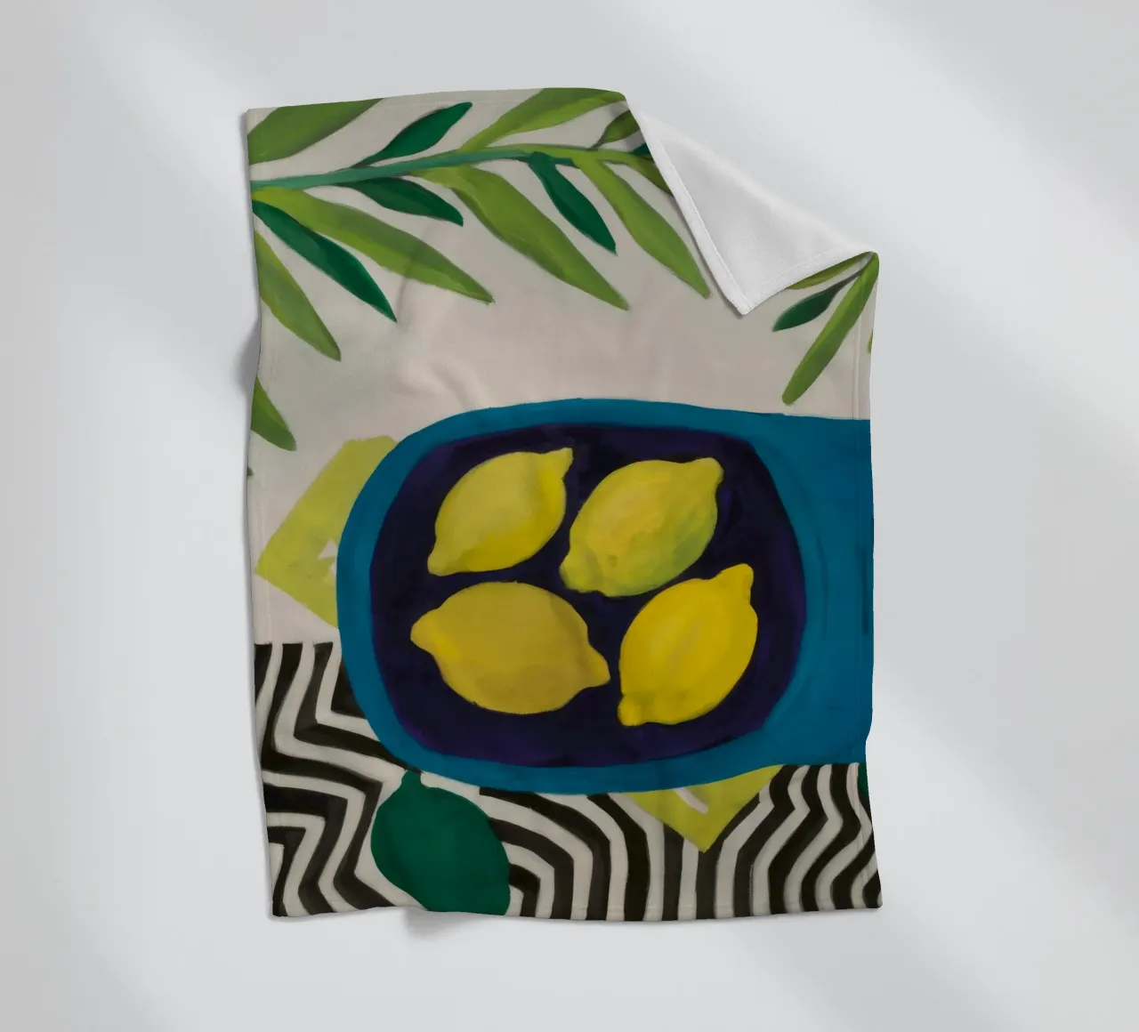 Lemon Box Reverie coperta in pile da Tiga Bersama