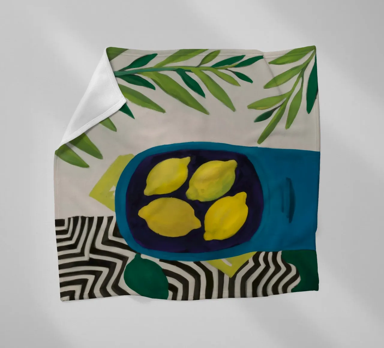 Lemon Box Reverie coperta in pile da Tiga Bersama