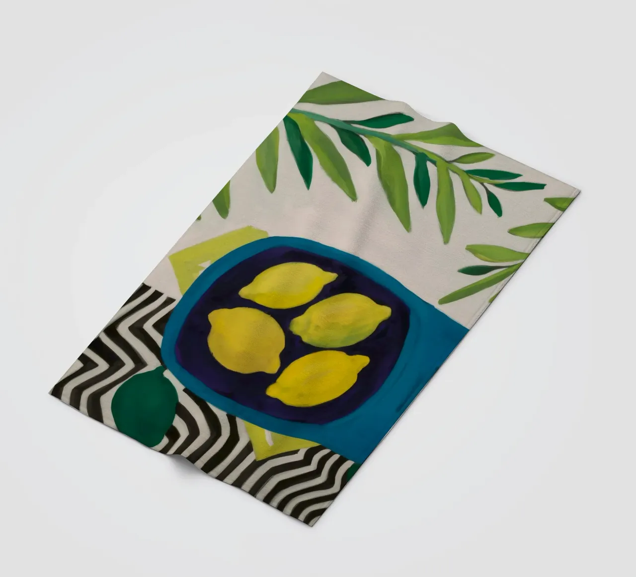 Lemon Box Reverie coperta in pile da Tiga Bersama