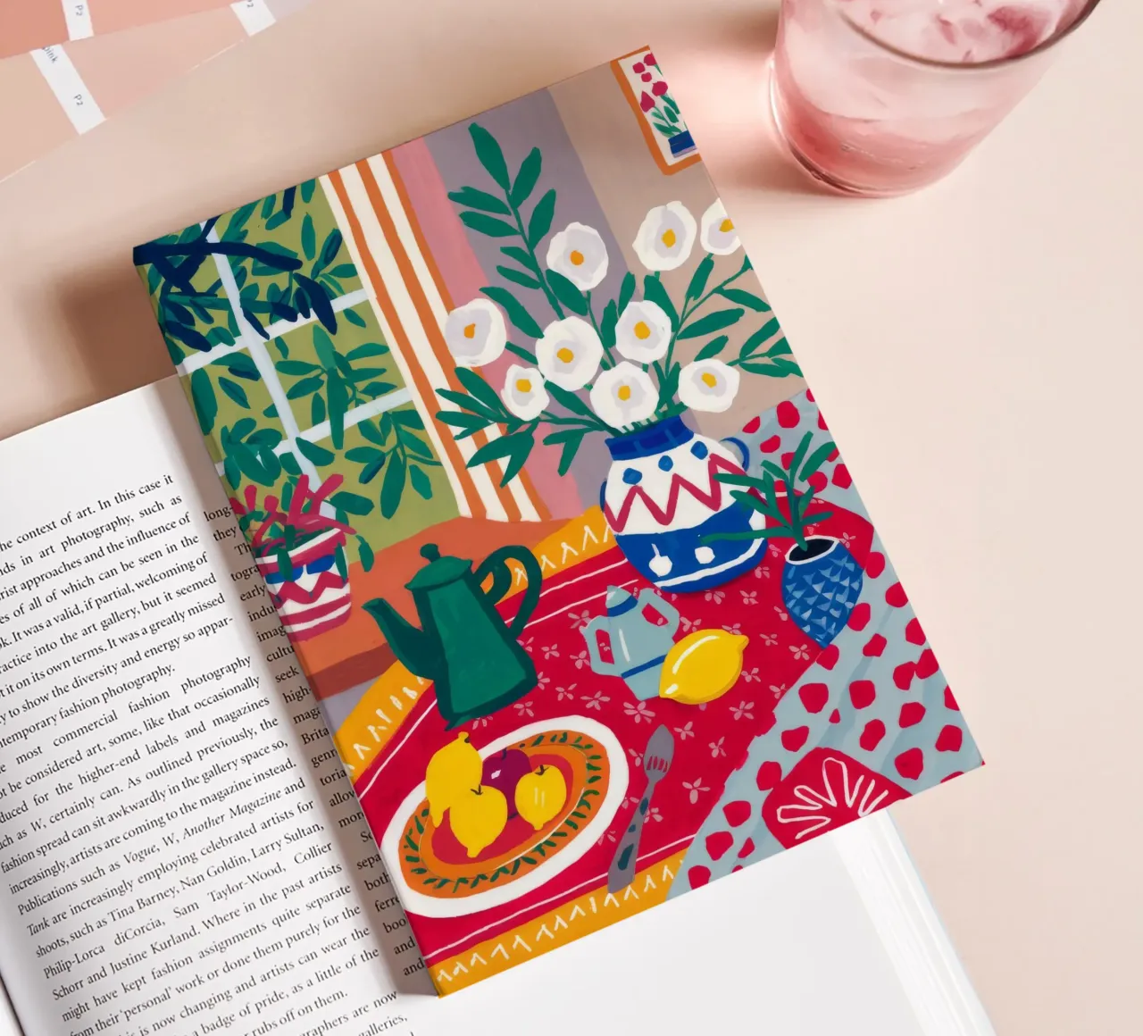 Red Table Rhapsody notebook by Fable Tempa