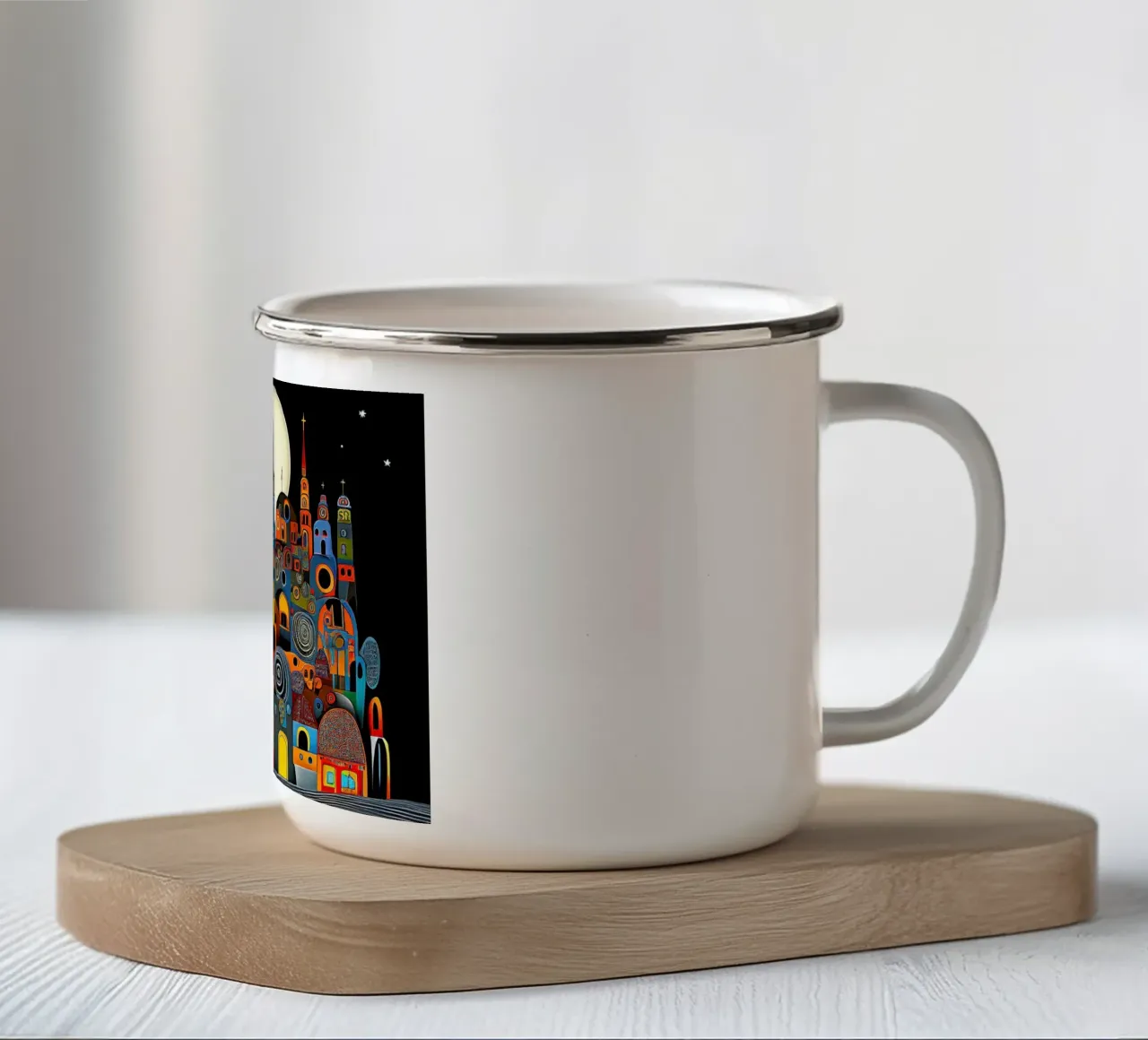 Arte da parete di Imagine tazza in smalto da Imagine