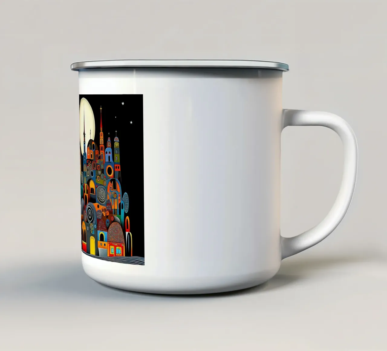 Arte da parete di Imagine tazza in smalto da Imagine
