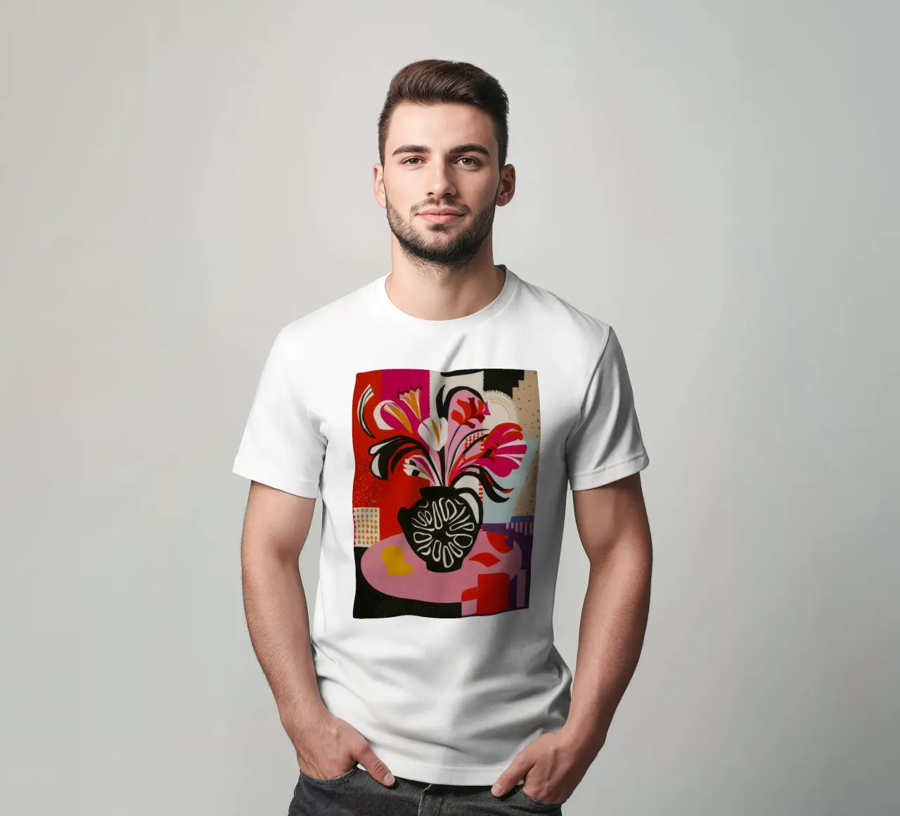 Abstract Bloom Expression t-shirt by Fable Tempa