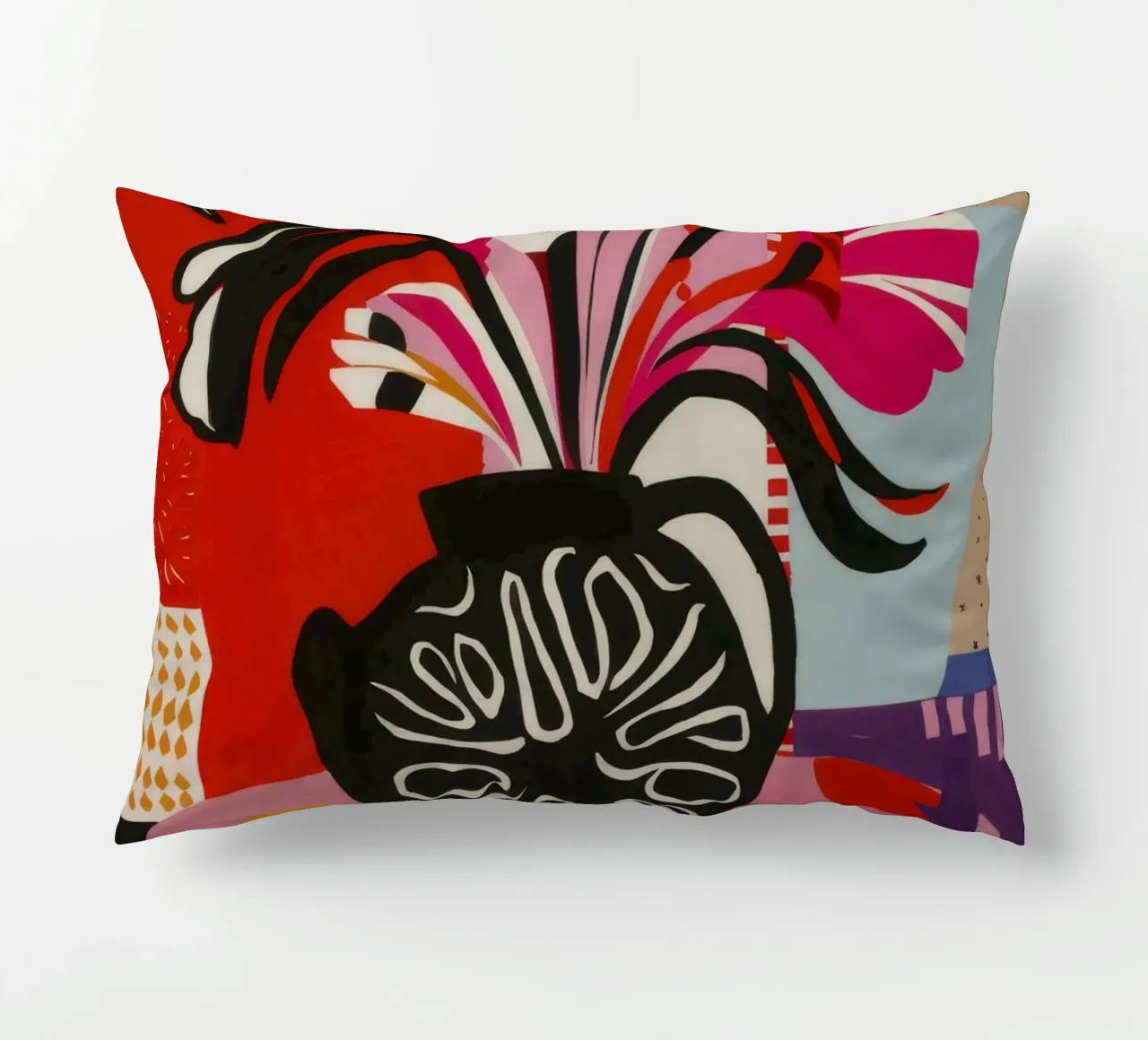 Abstract Bloom Expression decorative cushion by Fable Tempa