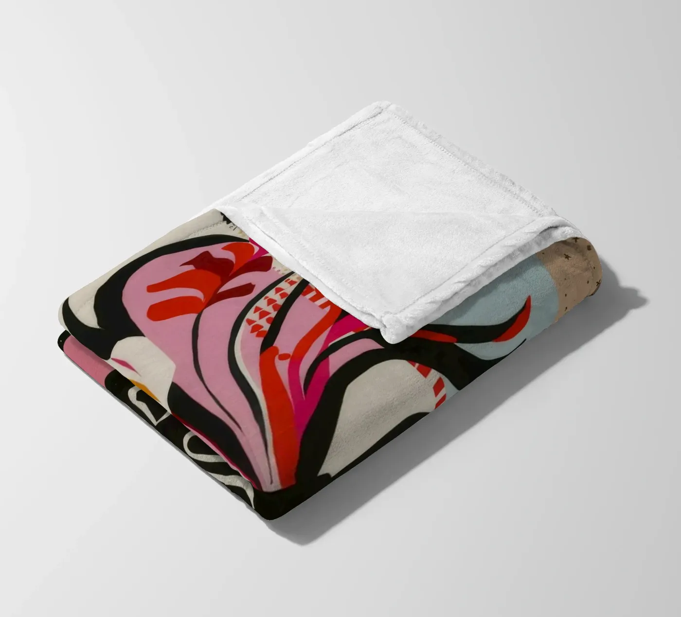 Espressione astratta del fiore coperta in pile da Fable Tempa