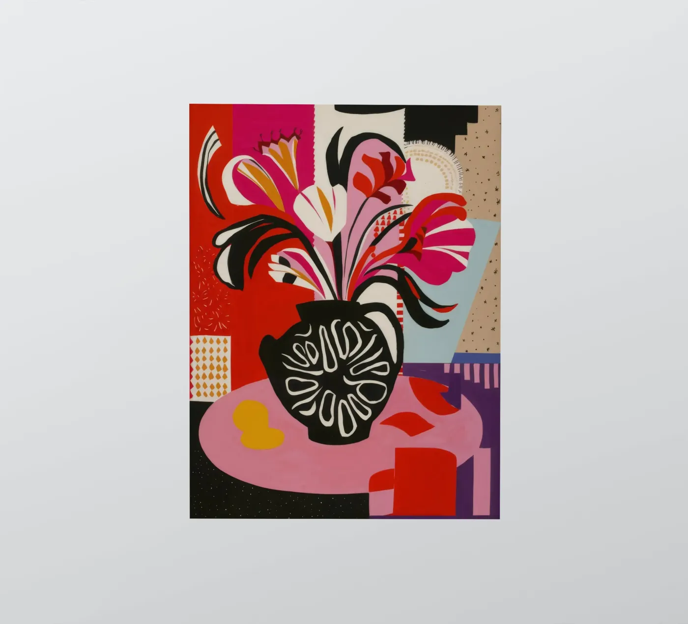 Abstrakter Bloom-Ausdruck Sticker von Fable Tempa