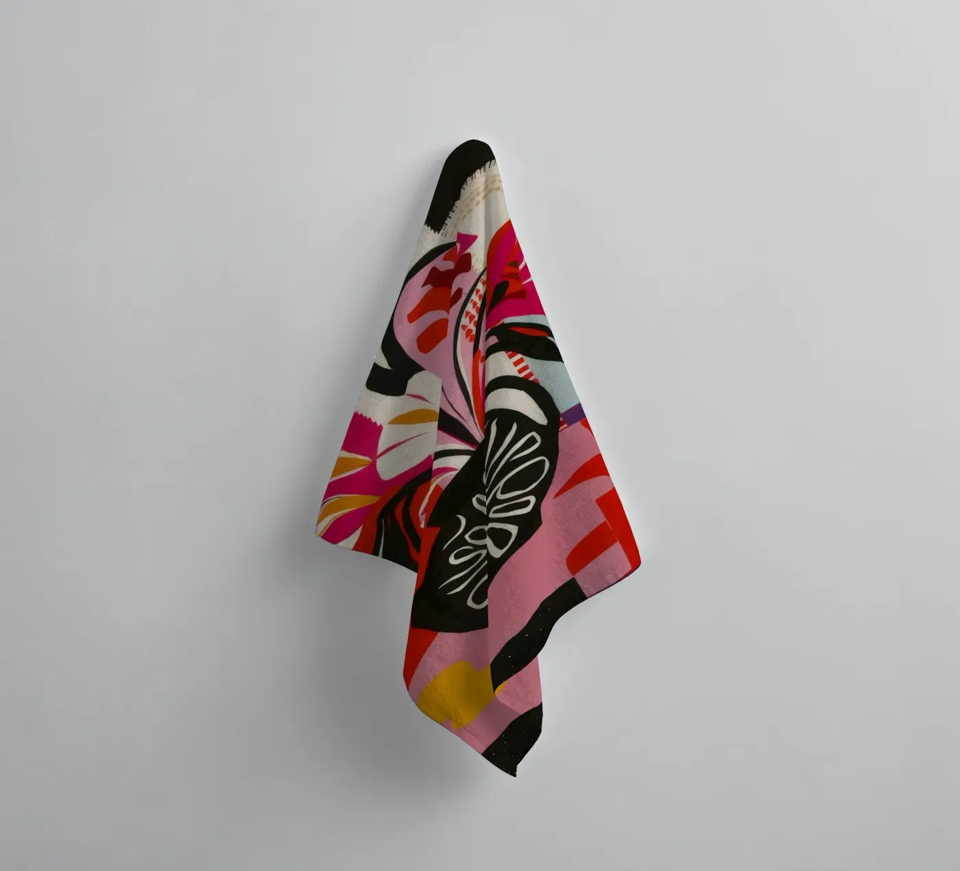 Abstract Bloom Expression towel by Fable Tempa