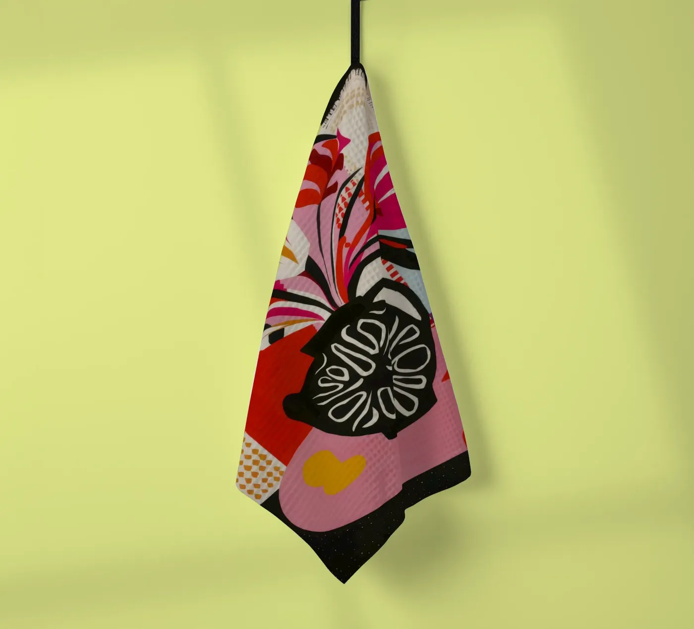 Abstract Bloom Expression Geschirrtuch von Fable Tempa