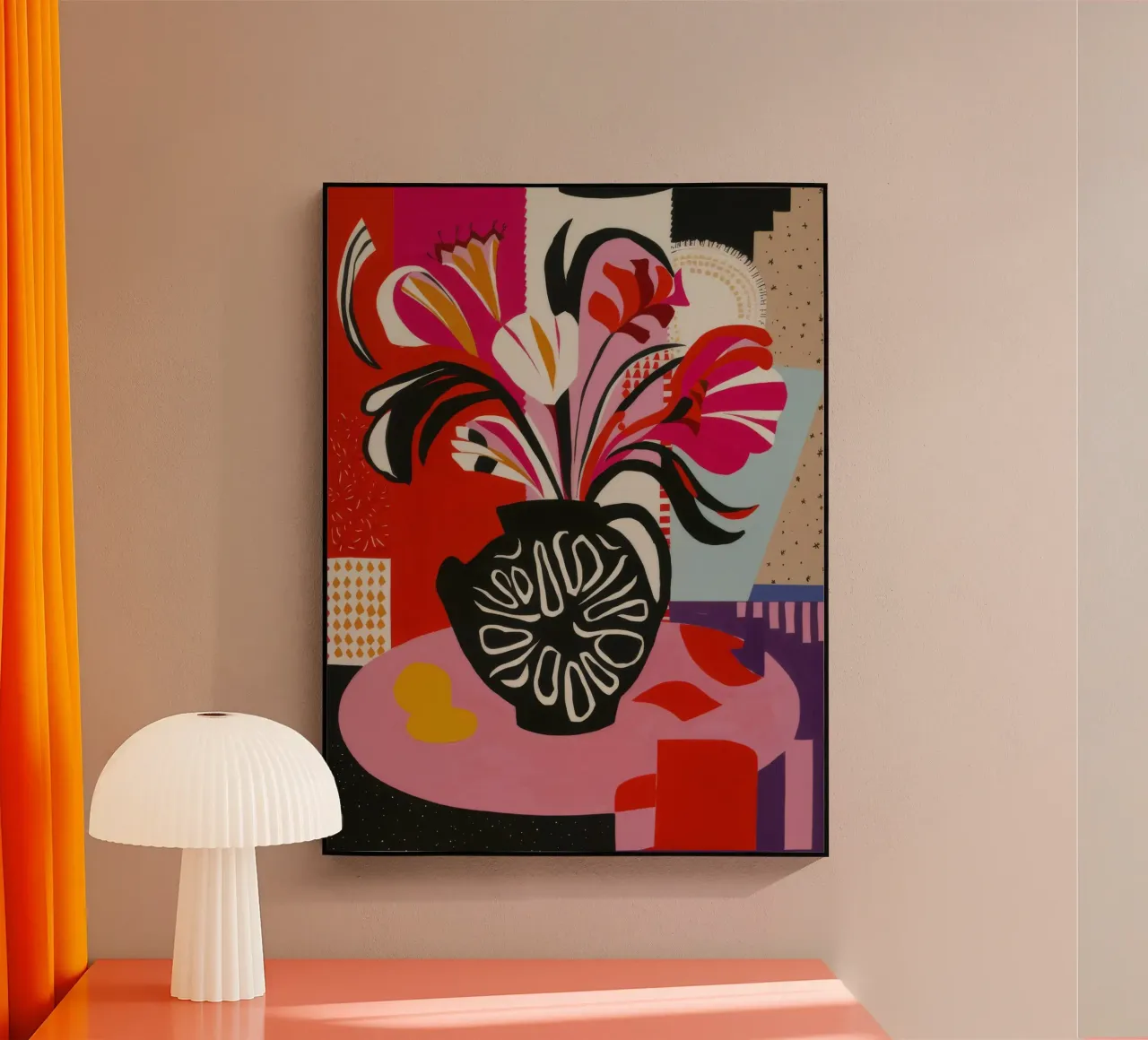 Expression abstraite de Bloom plexiglas de Fable Tempa