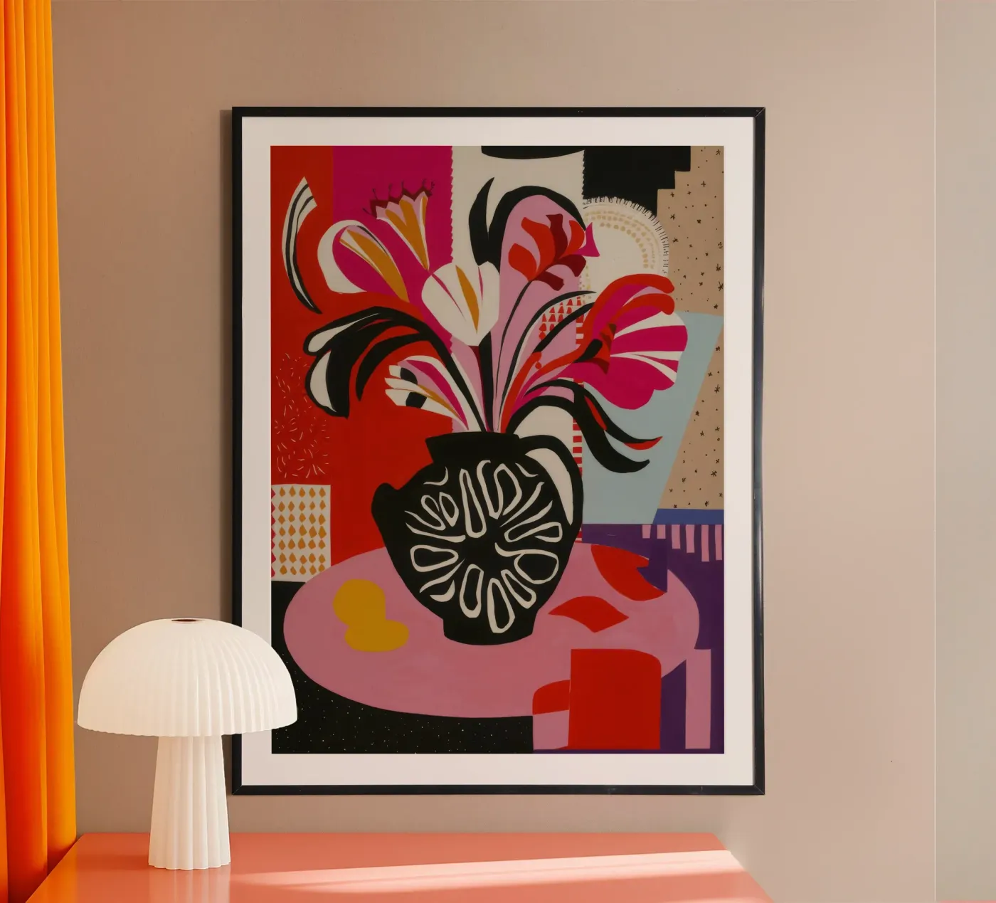 Abstract Bloom Expression poster de Fable Tempa