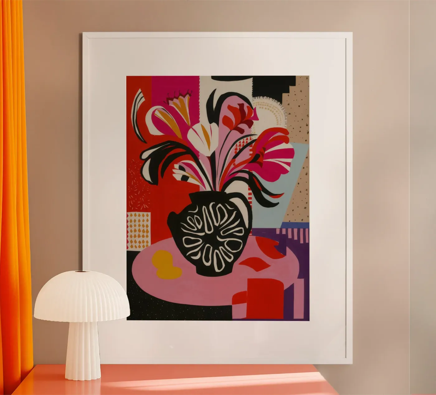 Abstract Bloom Expression poster de Fable Tempa