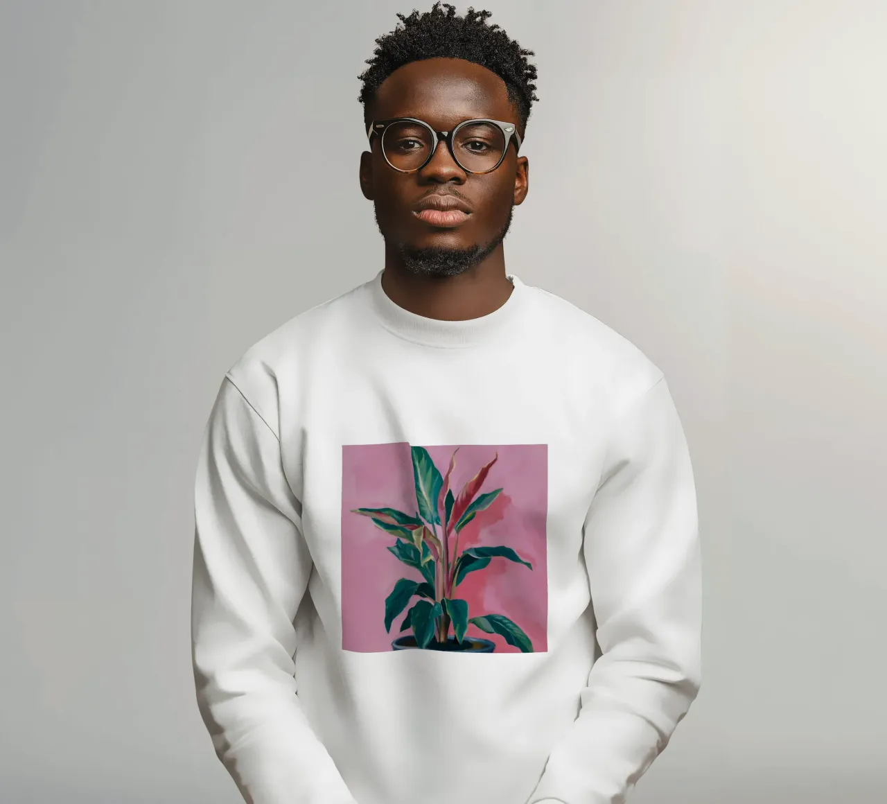 Pianta di calathea lussureggiante felpa da Pan Denim