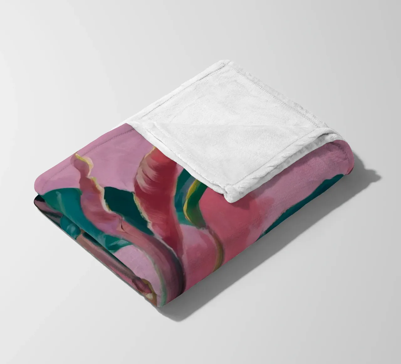 Pianta di calathea lussureggiante coperta in pile da Pan Denim