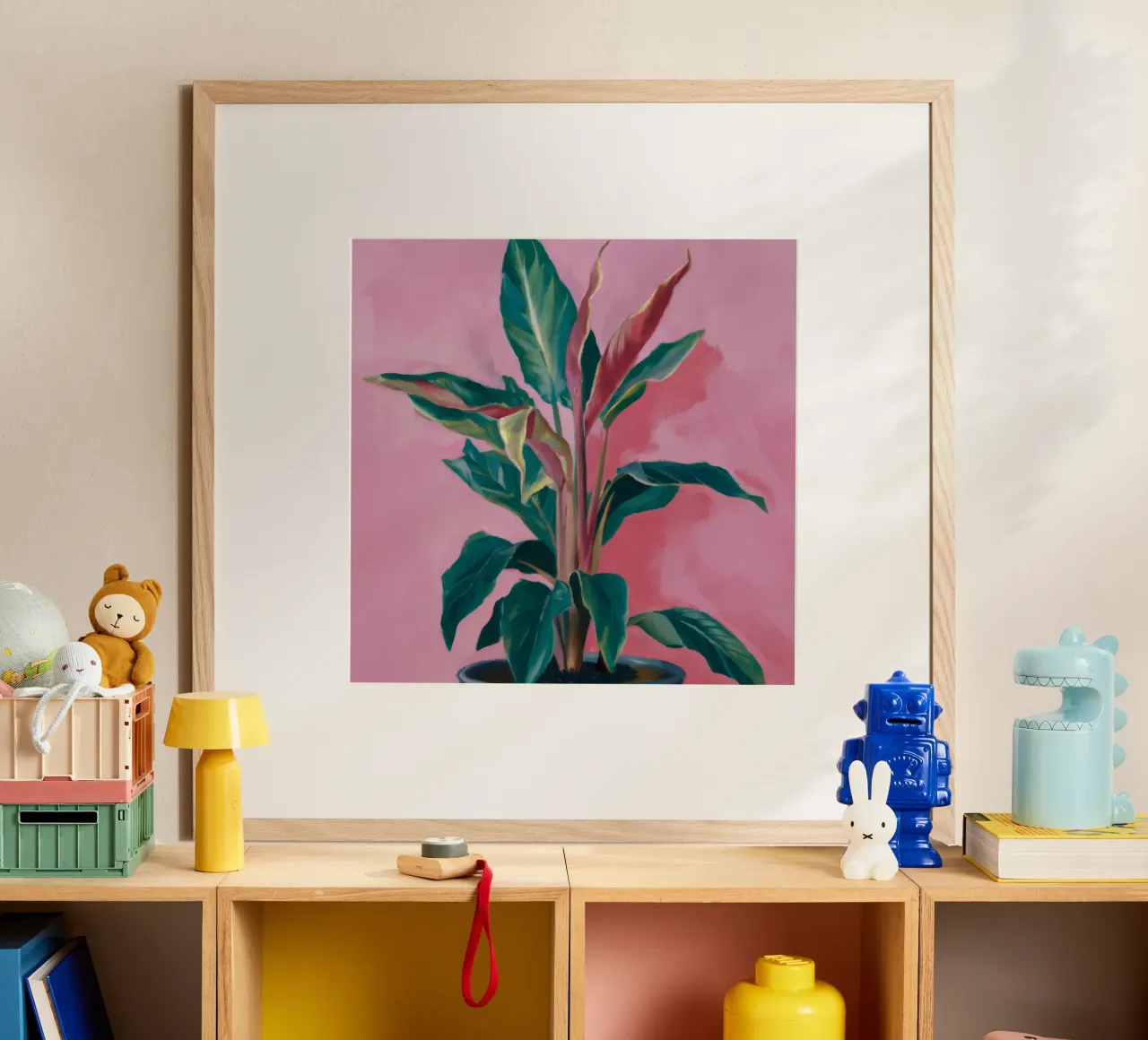 Pianta di calathea lussureggiante carta hahnemühle da Pan Denim