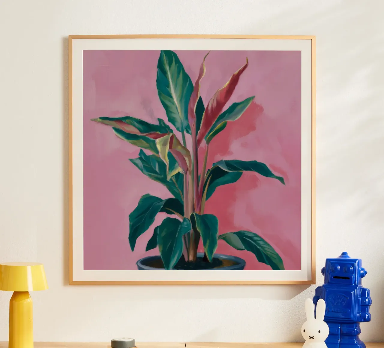 Pianta di calathea lussureggiante carta hahnemühle da Pan Denim