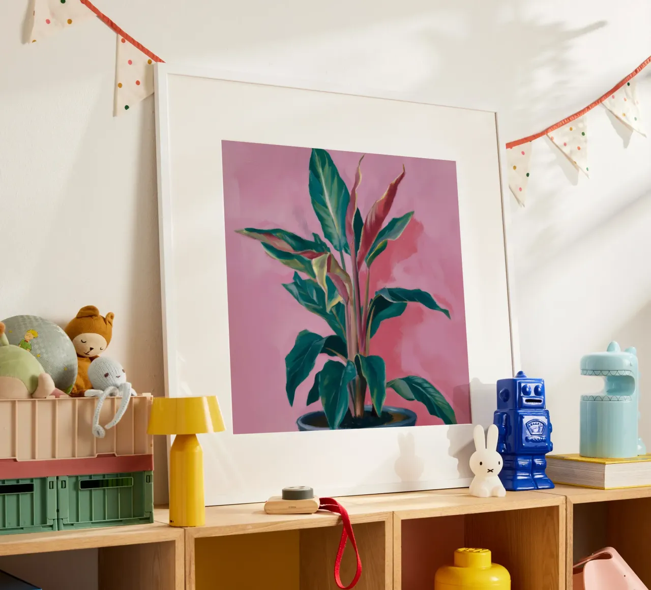 Pianta di calathea lussureggiante carta hahnemühle da Pan Denim