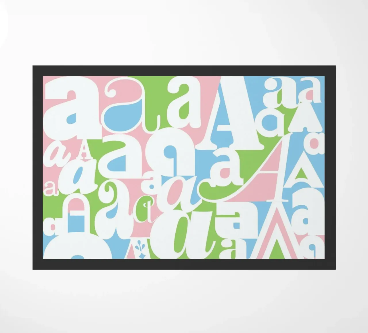 Alphabetti zerbino da Catherine Aguilar