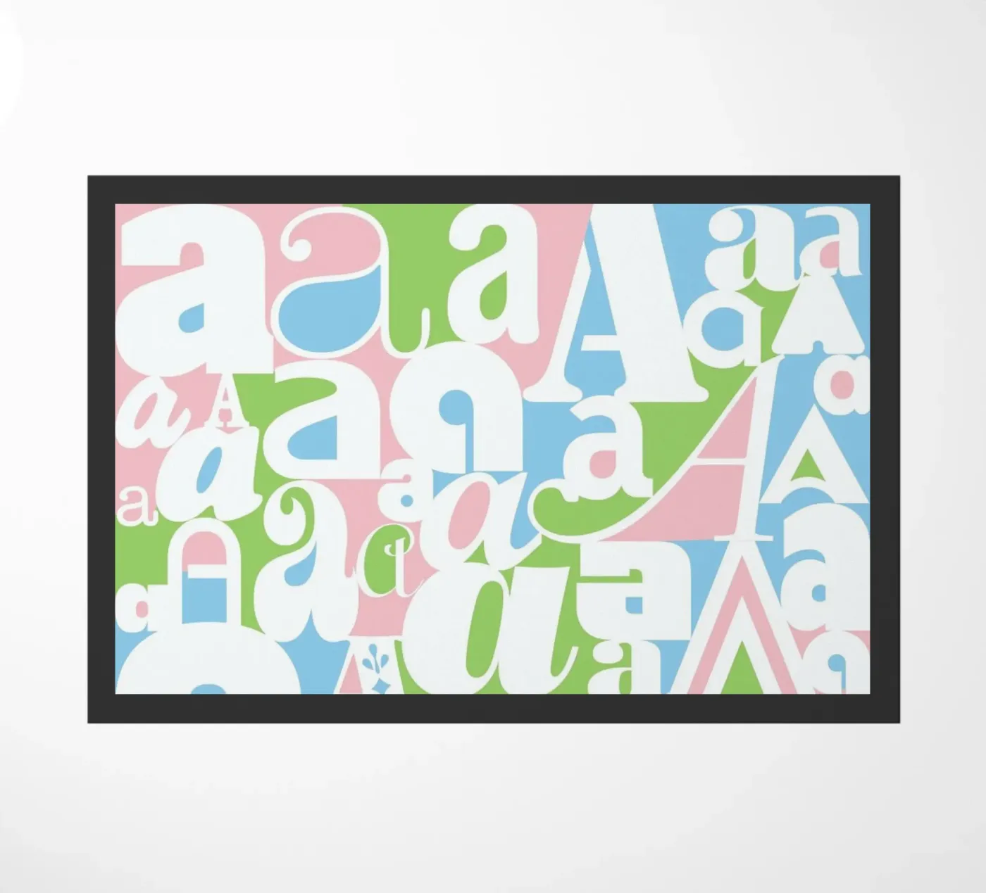 Alphabetti deurmat van Catherine Aguilar