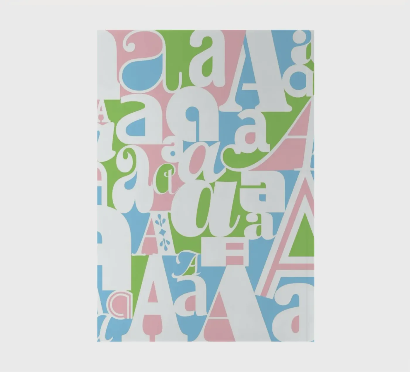 Alphabetti notebook by Catherine Aguilar