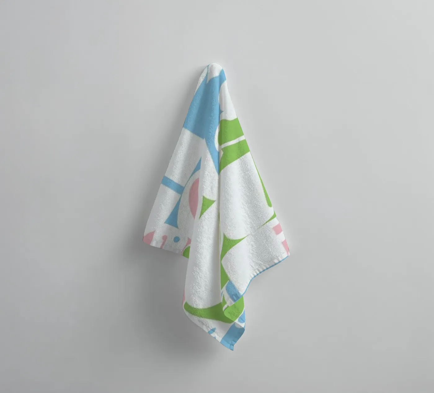 Alphabetti towel by Catherine Aguilar