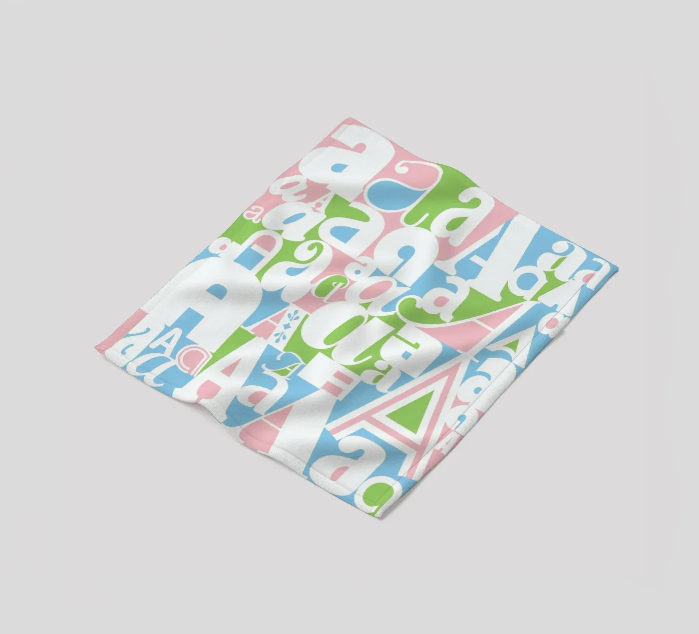 Alphabetti Fleecedecke von Catherine Aguilar