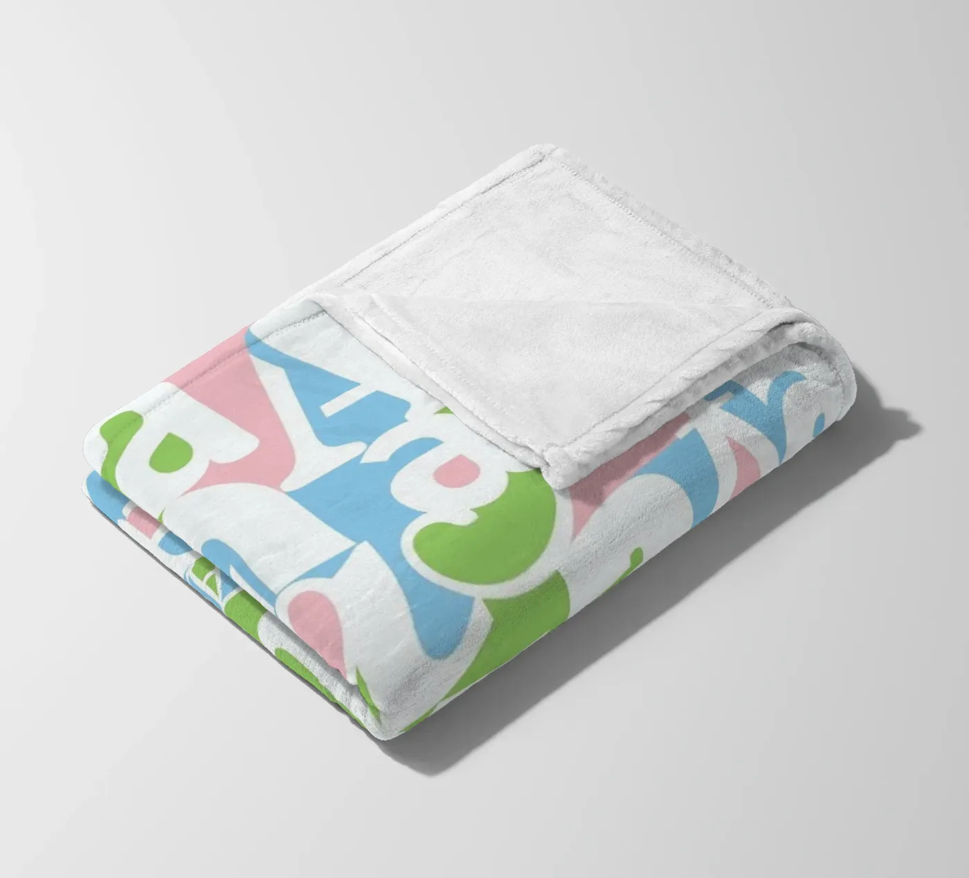 Alphabetti Fleecedecke von Catherine Aguilar