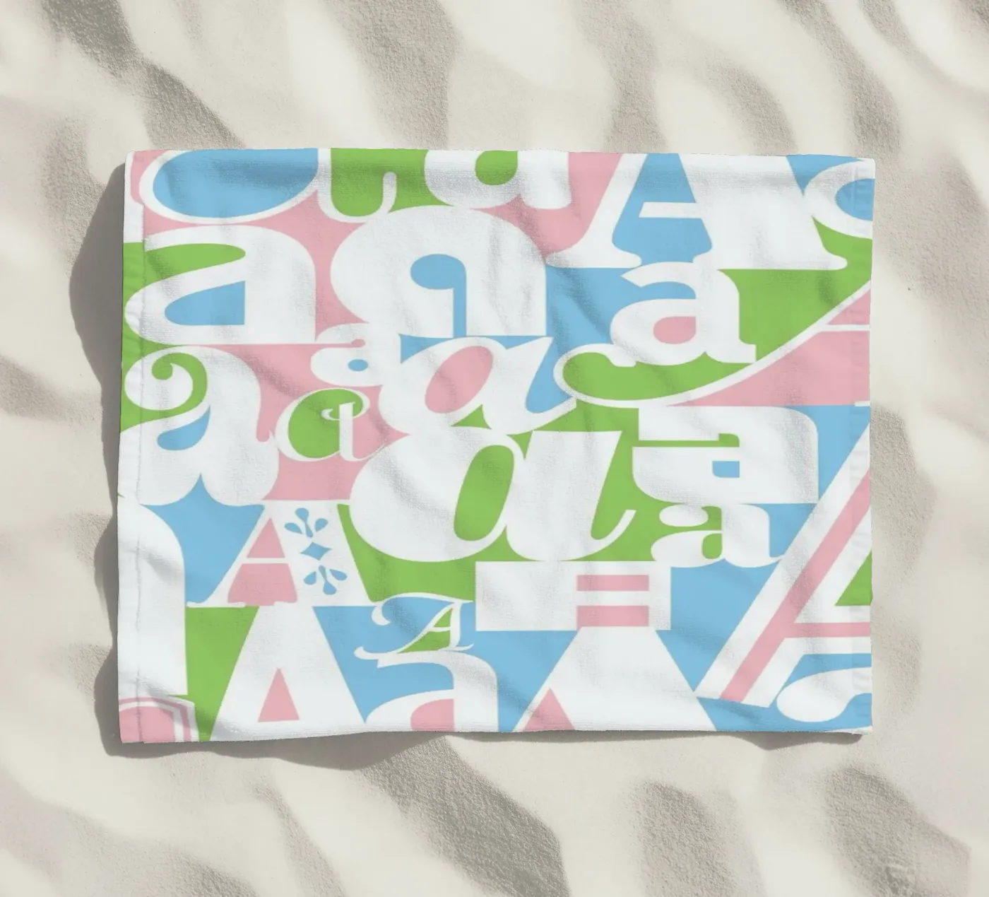 Alphabetti telo mare da Catherine Aguilar