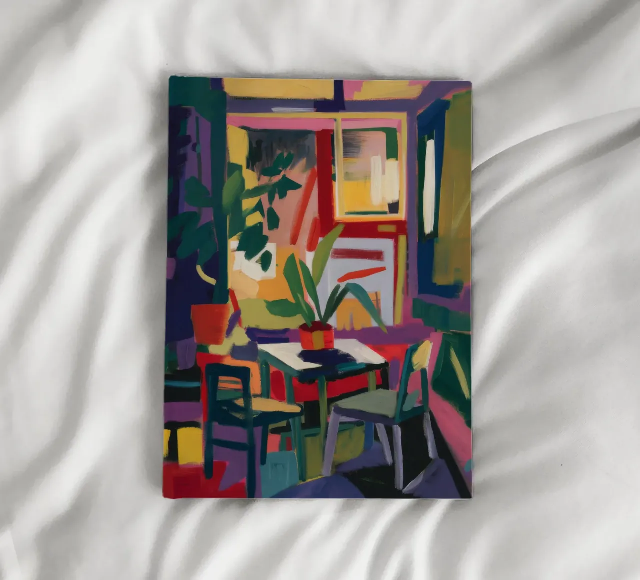 Abstract Dining Chaos notebook by Haven Fantasy