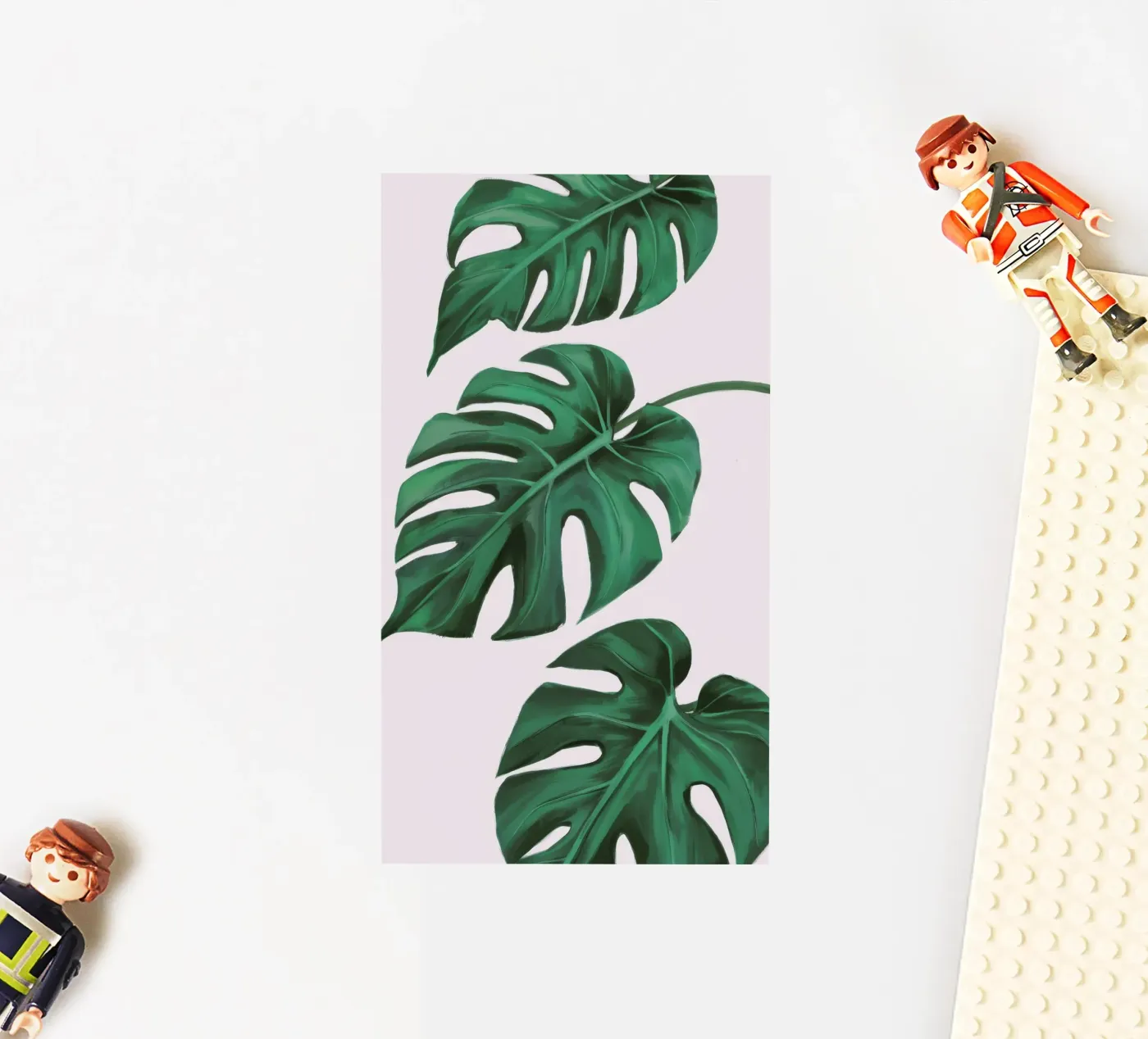 Monstera Leaf Study sticker by Pan Denim