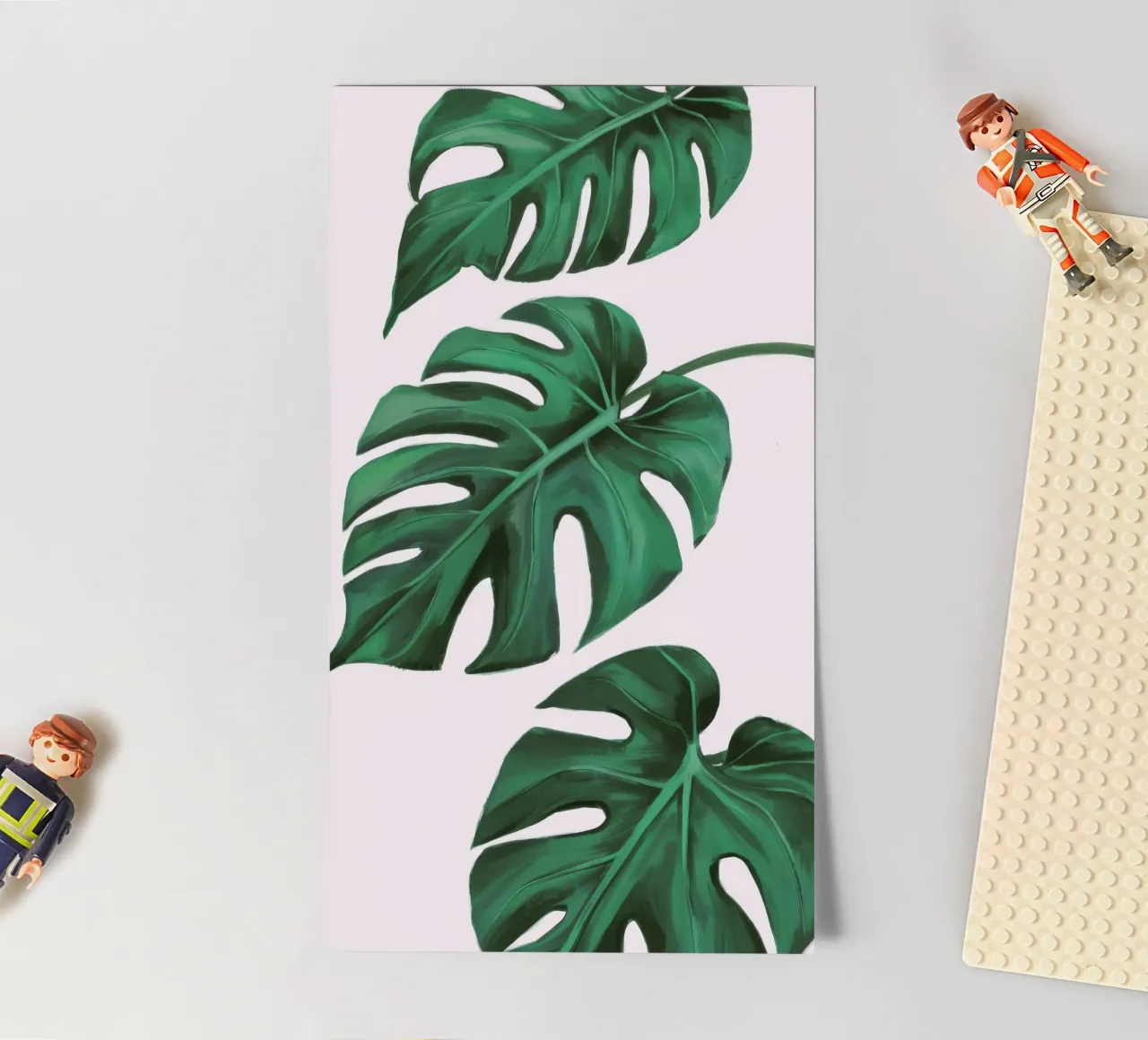 Monstera Leaf Study sticker sheet by Pan Denim